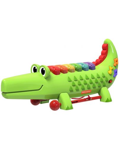 Музикална играчка Fisher Price - Ксилофон, Крокодилче - 1