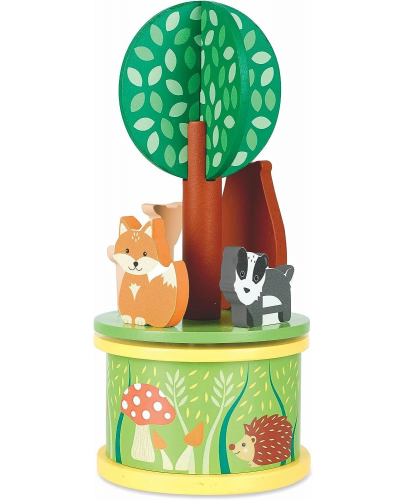 Музикална въртележка Orange Tree Toys - Горски животни - 1