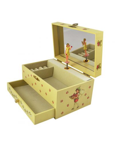 Музикална кутия с чекмедже Trousselier - Феята на ягодите, фотолуминесцентна - 1
