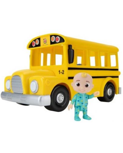 Музикална играчка Cocomelon - Училищен автобус, с фигура JJ - 3