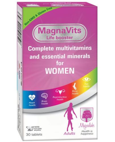 MagnaVits за жени, 30 таблетки, Magnalabs - 1