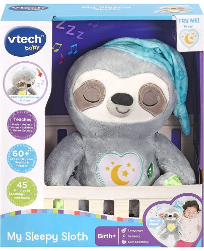 Музикална играчка Vtech - Моята първа играчка, сънлив ленивец - 6