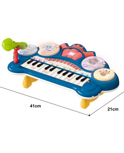 Музикална играчка Ntoys - Пиано с микрофон, Funny Musical, асортимент - 2