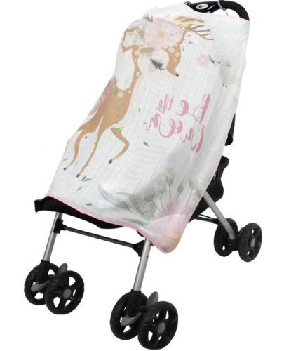 Муселиново покривало за детска количка с 3D принт Sevi Baby - Сърничка - 2