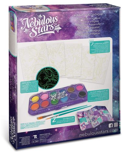 Магически картини с акварелни боички Nebulous Stars - Небулия, светещи в тъмното - 7