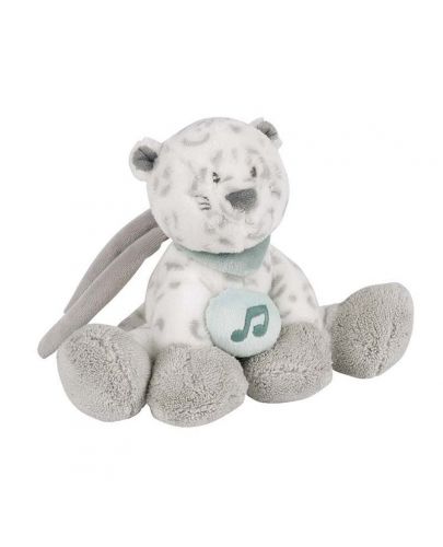 Nattou Мека музикална играчка мини снежен леопард Lea - 1