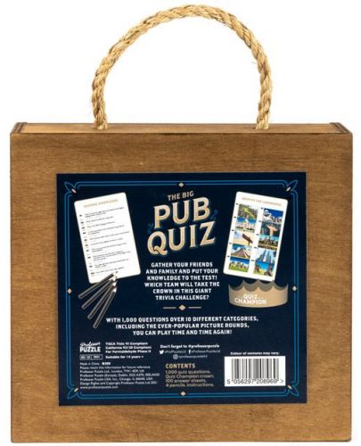 Настолна играrofessor Puzzle - The Big Pub Quiz - 2