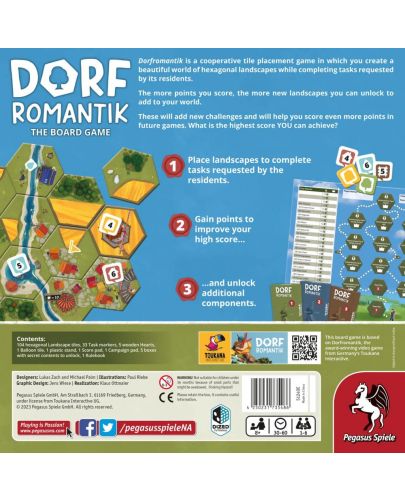 Настолна игра Dorfromantik - кооперативна - 2