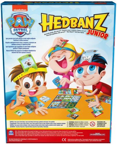 Настолна игра Spin Master Paw Patrol Hedbanz Junior - детска - 2