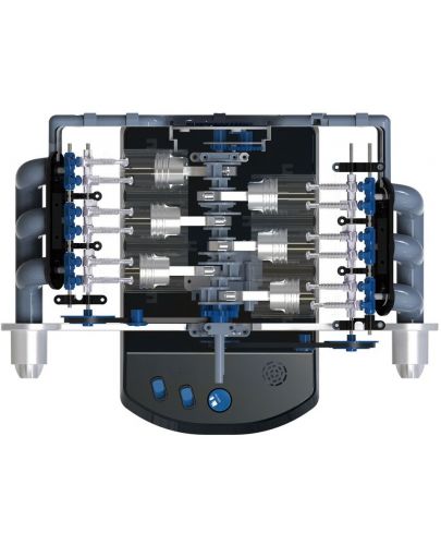 Научен STEM комплект Amazing Toys Stemnex - Модел на 6-цилиндров двигател - 6