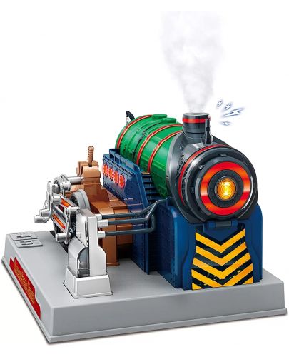 Научен STEM комплект Amazing Toys Stemnex - Двигател на парен локомотив - 4