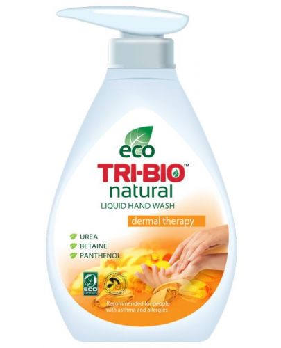 Натурален течен сапун Tri-Bio - Dermal therapy, 240 ml - 1