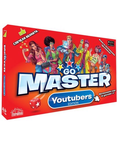 Настолна игра Felyx Toys - Go Master, Youtubers Edition - 1