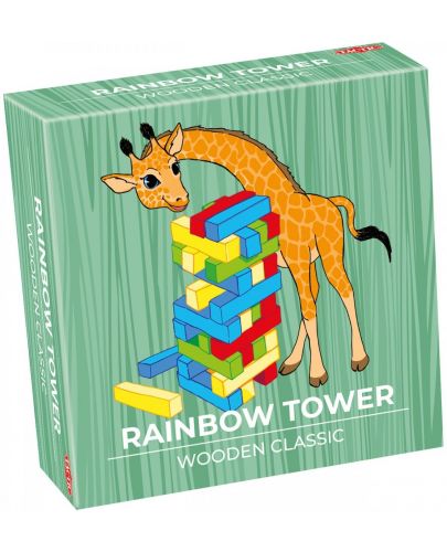 Настолна игра Trendy Rainbow Tower - детска - 1