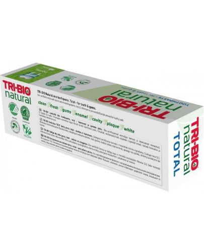 Натурална еко паста за зъби Tri-Bio - Тотал, 75 ml - 3