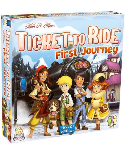 Настолна игра Ticket to Ride: First Journey (Europe) - детска - 1