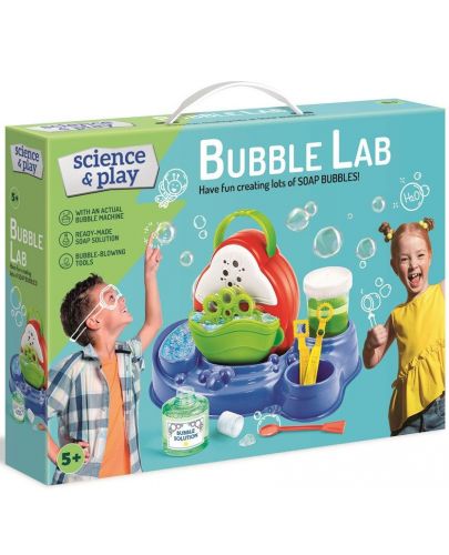 Научен комплект Clementoni Science & Play - Лаборатория за сапунени балони - 1