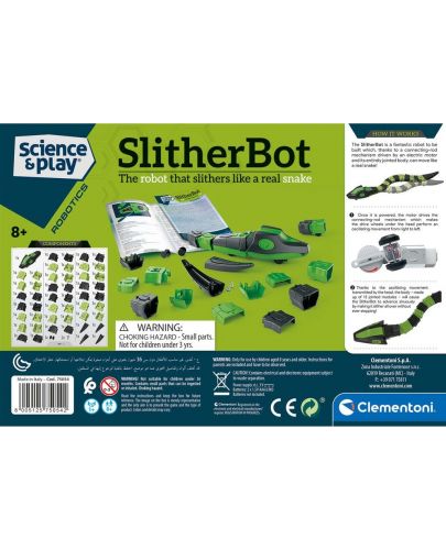 Научен комплект Clementoni Science & Play - Slither Bot, змия - 5