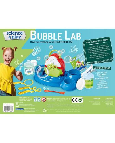 Научен комплект Clementoni Science & Play - Лаборатория за сапунени балони - 3