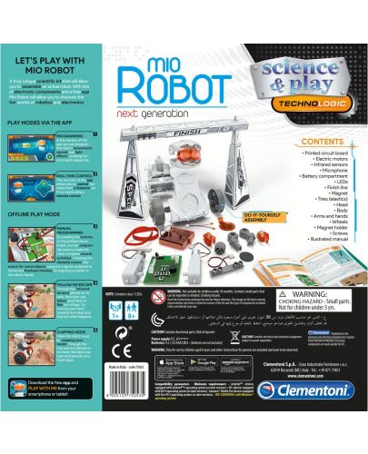 Научен комплект Clementoni Science & Play - Робот Mio 2020 - 4