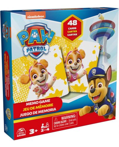 Настолна игра Paw Patrol Memo Cards - детска - 1