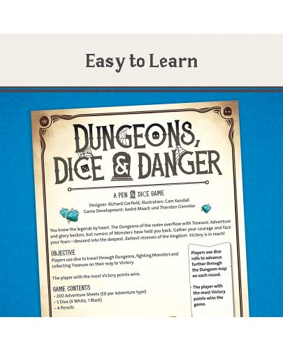 Настолна игра Dungeons, Dice & Danger - семейна - 4