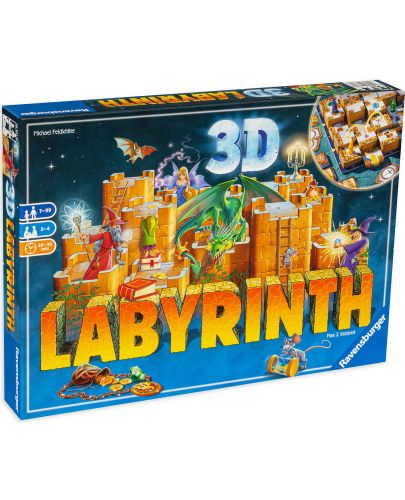 Настолна игра Ravensburger 3D Labyrinth - детска - 1