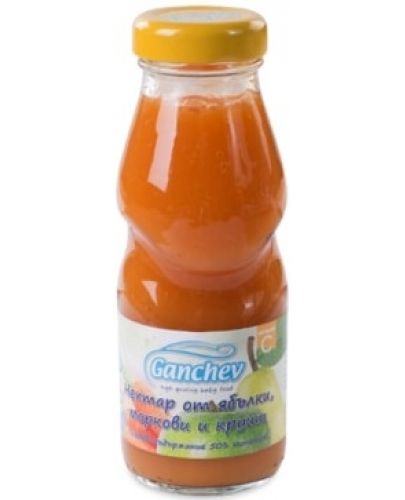 Нектар Ganchev - Ябълка, морков и круша, 250 ml - 1