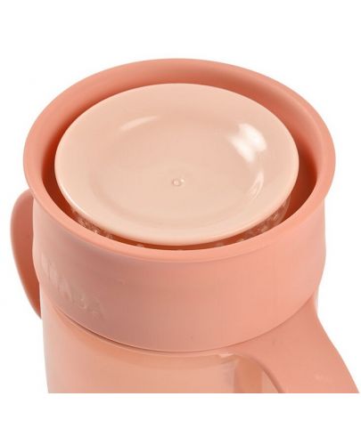 Неразливаща чаша Beaba - 360°, розова, 340 ml - 2