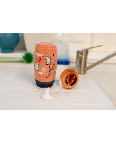 Неразливаща термочаша със сламка Tommee Tippee - Superstar, 266 ml, розова - 5