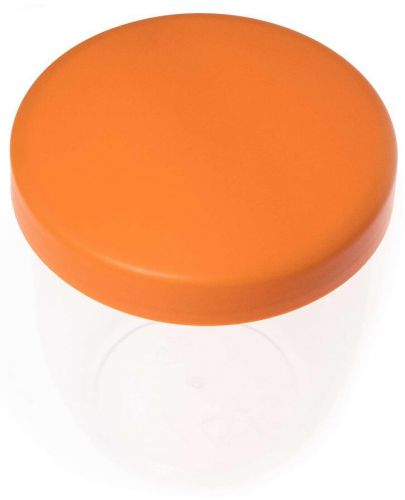 Неразливаща се чаша за снакс Mamacup - Оранжева, 400 ml - 3