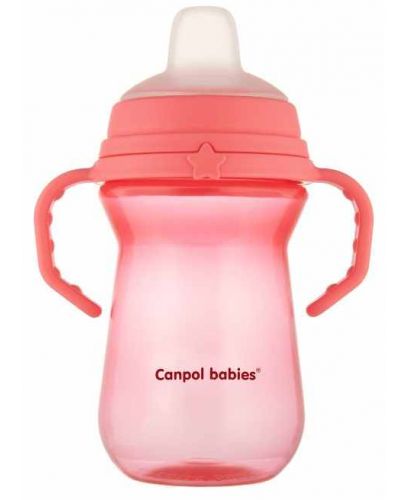 Неразливаща се чаша Canpol - 250  ml, розова - 2