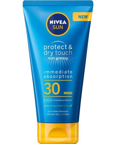 Nivea Sun Гел крем Protect & Dry Touch, SPF 30, 175 ml - 1