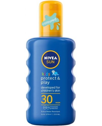 Nivea Sun Детски цветен спрей, SPF 30, 200 ml - 1