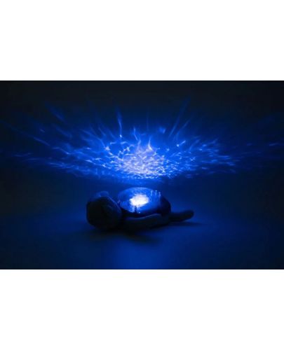 Нощна лампа-проектор Cloud B - Морска костенурка, тъмносиня - 5