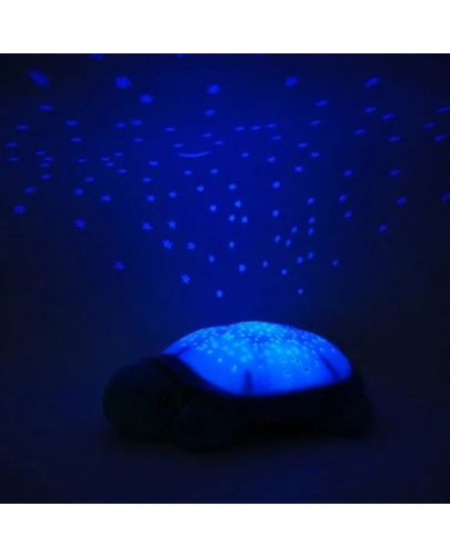 Нощна лампа-проектор Cloud B - Костенурка, синя - 4