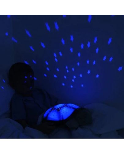 Нощна лампа-проектор Cloud B - Костенурка, синя - 5
