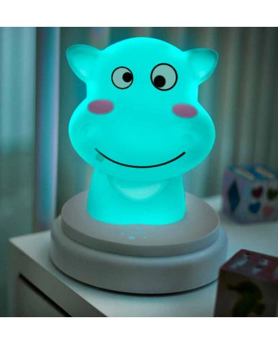 Нощна лампа Alecto - Silly Hippo - 4