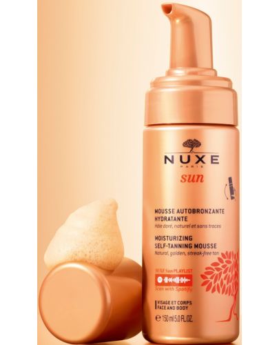 Nuxe Sun Пяна-автобронзант за експресен тен, 150 ml - 2