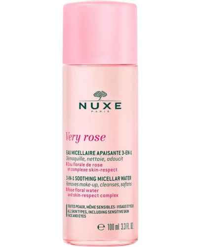 Nuxe Very Rose Успокояваща мицеларна вода 3 в 1, 100 ml - 1
