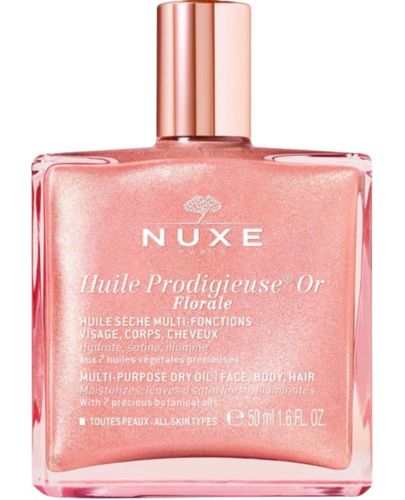 Nuxe Huile Prodigieuse Флорално сухо масло със златисти частици, 50 ml - 1