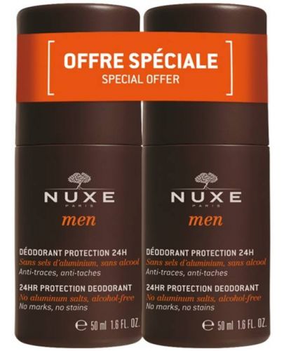 Nuxe Men Комплект - Рол-он дезодорант, 2 х 50 ml (Лимитирано) - 1