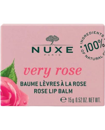 Nuxe Very Rose Балсам за устни, с роза, 15 g - 3