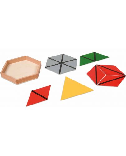 Образователен комплект Smart Baby - Конструктивни триъгълници, големи - 4