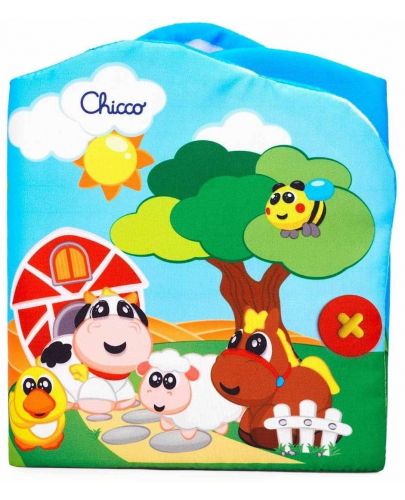 Образователна мека играчка Chicco - Животните във фермата - 1