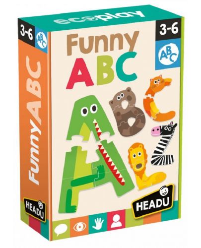 Образователна игра Headu - Забавна азбука (английска) - 1