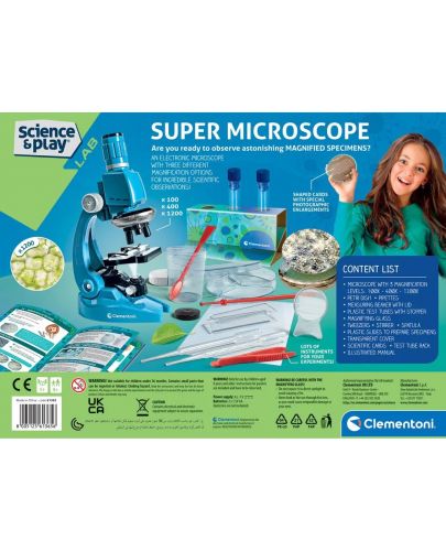 Образователен комплект Clementoni Science & Play - Супер микроскоп - 6