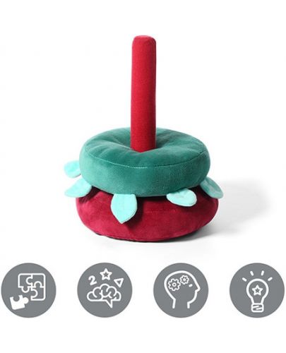 Образователна играчка Babyono - Play More, Dream Mill, розова - 4