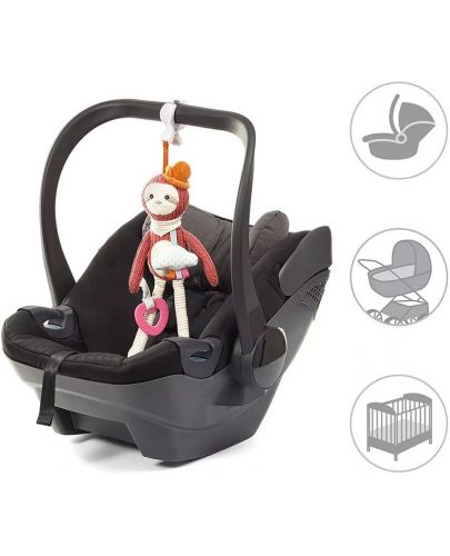 Образователна играчка за количка Babyono Play More - Ленивецът Леон - 10