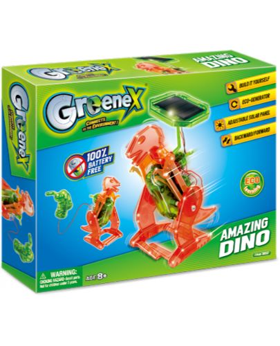 Образователен STEM комплект Amazing Toys Greenex - Соларен динозавър - 1